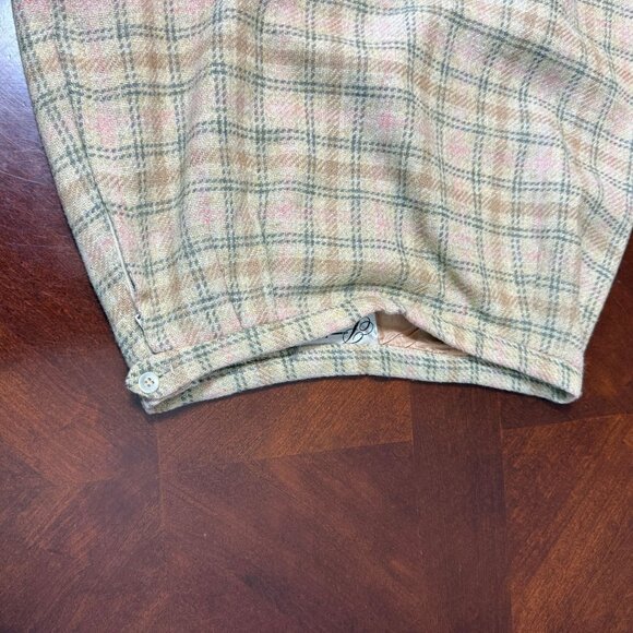 Vintage 1950s Prestige David Presson Wool Plaid Skirt Suit Set Jacket Mod Size S - Picture 8 of 16